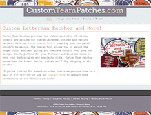 Tablet Screenshot of customteampatches.com